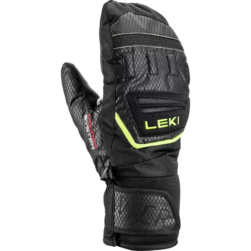 LEKI WCR Team 3D junior want 4.0 skiwanten zwart/rood/wit