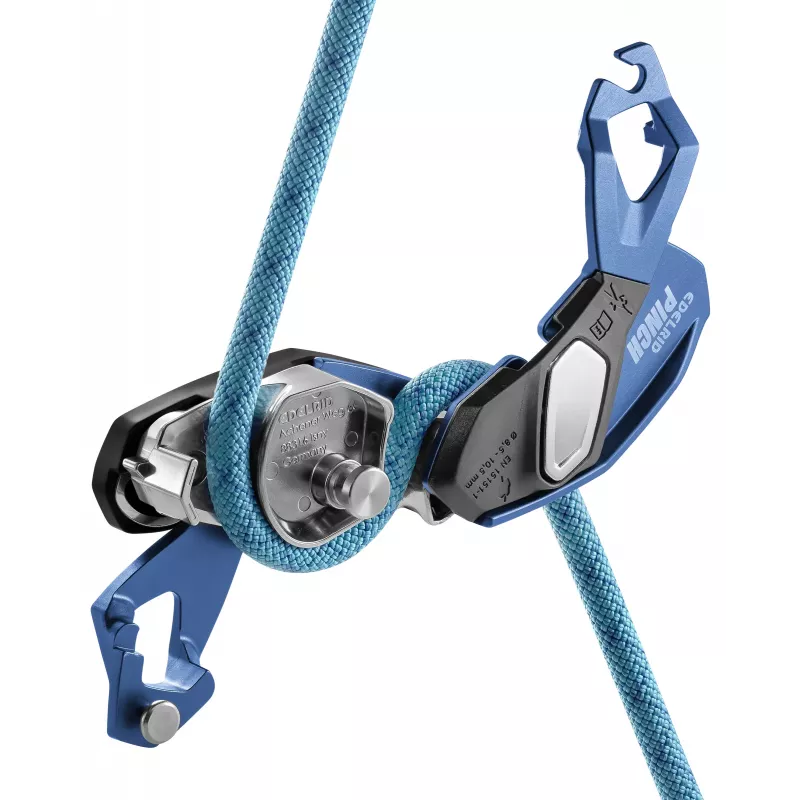 EDELRID Pinch zekertoestel met remondersteuning - Blue Night