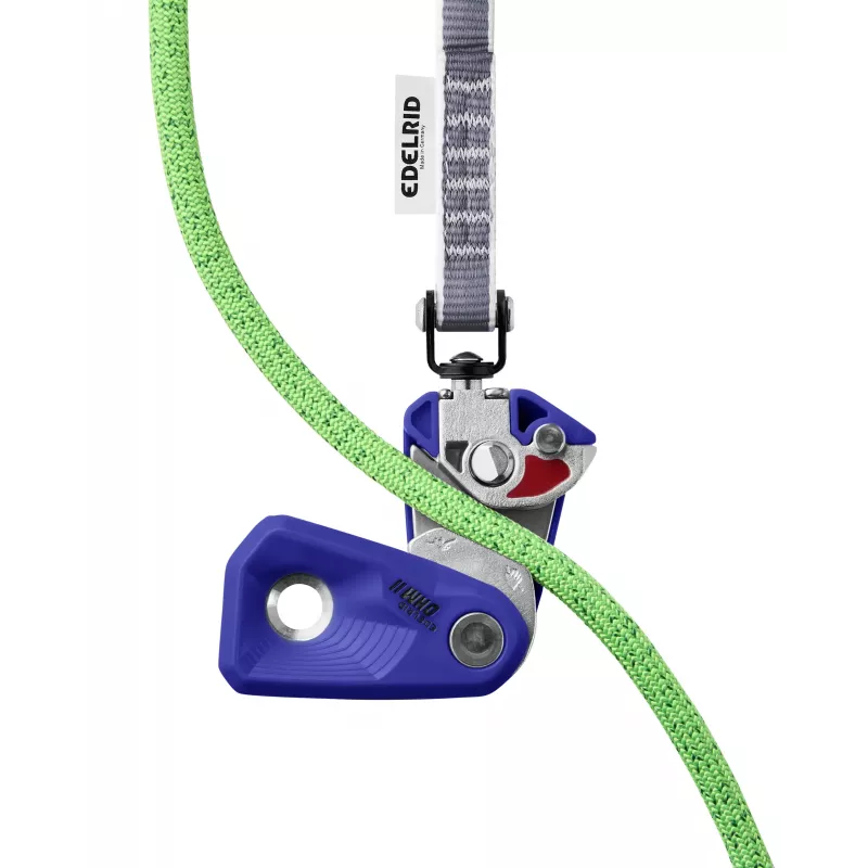 Edelrid Ohm II remweerstand (Assisted Braking) - blauw