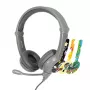 BUDDYPHONES Galaxy Grey gaming-koptelefoon voor kinderen vanaf 3 jaar, 85 dB