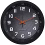 Technoline WT 8972 wandklok - quartz - analoog - witte wijzerplaat - zwarte rand - 25,5 cm