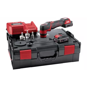 FLEX PXE 80 12-EC/2.5 SET Smart accu-poliermachine 12V roterende en excentrische polijstmachine