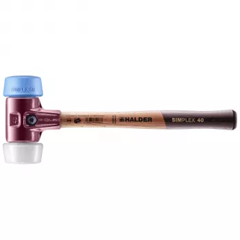 HALDER SIMPLEX Soft-Face kunststofhamer 50 mm TPE-soft / Superplastic