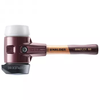 HALDER SIMPLEX kunststofhamer 80 mm rubber / Superplastic