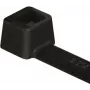HellermannTyton T18L PA66W BK 100 kabelbinder, zwart, 205 mm x 2,5 mm, 100-pack