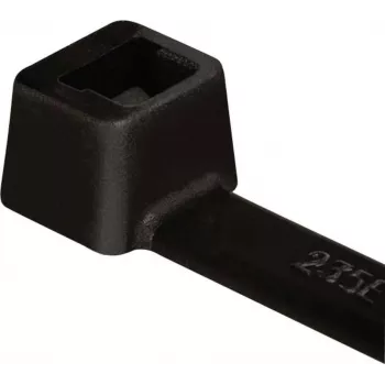 HellermannTyton T80R-W-BK-C1 kabelbinder, binnenvertanding, T-serie, zwart, 210 mm x 4,7 mm, 100 stuks