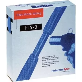 HellermannTyton 308-30300 krimpkous, polyolefine, zwart, 1 meter, 3,0 mm diameter