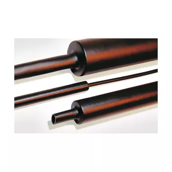 HellermannTyton TREDUX-MA47-30/8 PO-X BK 6 krimpkous, vernet polyolefine, 30mm naar 8mm, zwart, 1m, verpakking van 6 stuks
