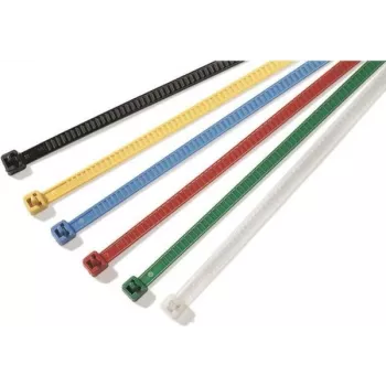 HellermannTyton LR55 kabelbinder, hersluitbaar, rood, 195x4,7 mm, PA66, 25-pack