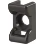 HellermannTyton KR6G5-PA66-BK (100) schroefbare bevestigingsbasis voor kabelbinders, zwart, 100 stuks