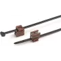 HellermannTyton T50ROSEC4B Kabelbinder met randclip, 156-01153