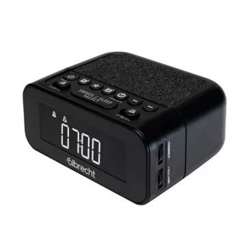 Albrecht DR 451 DAB+/FM radio wekker, zwart