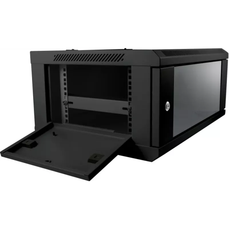 ALLNET ALL-SMC6622SCHWARZ 19 inch 2U rackbehuizing voor mediaconverters, 16 slots, zwart