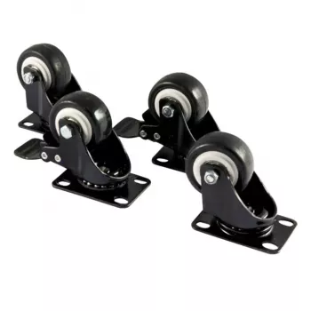 ALLNET 19 inch accessoire rollenset (wielen), 75 mm hoogte, voor SNB-serie