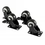 ALLNET 19 inch accessoire rollenset (wielen), 75 mm hoogte, voor SNB-serie