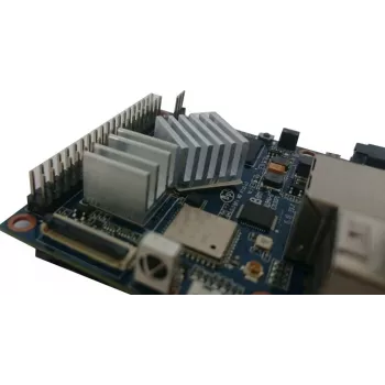 ALLNET aluminium koellichaam set 2 stuks met warmtegeleidende lijm universeel voor Raspberry Pi FriendlyElec