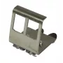 Synergy 21 keystone module DIN-railadapter voor 2x TP-module, lichtgrijs (RAL 7035)