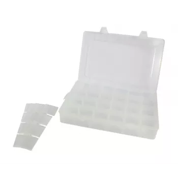 ALLNET BrickRknowledge Box Large - transparante opbergbox voor LEGO-stenen