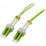 SYNERGY21 glasvezel-patchkabel 30m LC-LC OM5 50/125µm 2mm limoengroen