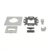 Synergy 21 Keystone-moduledrager inbouwdoos voor 2x TP-module zuiver wit 180°