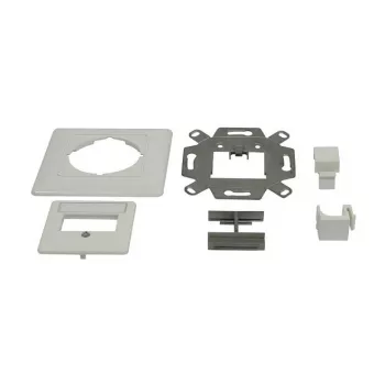 Synergy 21 Keystone-moduledrager inbouwdoos voor 2x TP-module zuiver wit 180°