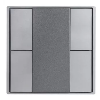 SYNERGY21 LED Controller EOS 08 KNX drukknop glas B 4-voudig wit