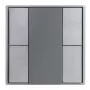 SYNERGY21 LED Controller EOS 08 KNX drukknop glas B 4-voudig wit