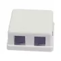Synergy 21 Keystone modulebox opbouw voor 2x TP-module zuiver wit
