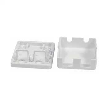 Synergy 21 Keystone modulebox opbouw voor 2x TP-module zuiver wit