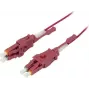 SYNERGY21 glasvezel-patchkabel 15m LC-LC Duplex OM4 Uniboot draaibaar Push/Pull 2mm - Multimode vezel (S215558)