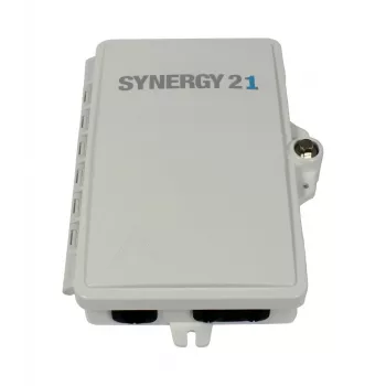 Synergy 21 FTTH wandgemonteerde behuizing IP65 1 ingang / 2 uitgangen