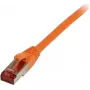 SYNERGY21 Patchkabel RJ45 - CAT6 250MHz - 10m oranje - S/FTP (S-STP) - TPE/LSZH (Superflex)