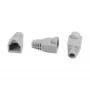 Synergy21 RJ45 Cat.6A S-UTP Stekker, afgeschermd, grijs, 100 stuks, Buitendiameter 6,5 mm (S215675)