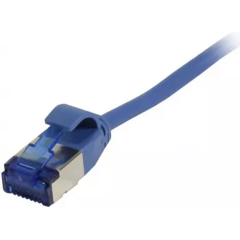 SYNERGY21 patchkabel RJ45, CAT6A 500MHz, 10m, blauw, U/FTP, slimline rond d=3,8mm, TPE (Superflex), AWG32