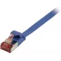 Synergy 21 patchkabel RJ45, CAT6 250MHz, 10m blauw, FTP (U/FTP), TPE (Superflex), plat