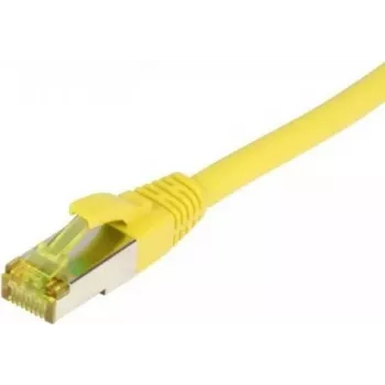 SYNERGY21 patchkabel RJ45, CAT6A 500MHz, 25m, geel, S/FTP, TPE/LSZH (Ultraflex), AWG26, met Cat.7-ruwkabel