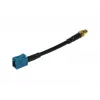 ALLNET antennekabel LMR-195 SMA-female naar Fakra-female Waterblue Keycode Z 10cm