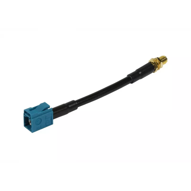 ALLNET antennekabel LMR-195 SMA-female naar Fakra-female Waterblue Keycode Z 10cm