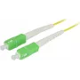SYNERGY21 glasvezel-patchkabel 15m SC/APC-SC/APC 9/125µm OS2 G.657.A2 simplex 2mm buigbestendig geel