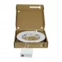 SYNERGY21 FTTH compact box voorgemonteerd, 2xLC/APC -> open einde, 40m, 9/125µm, G.657.A2, 2-vezel, AD 2,2mm