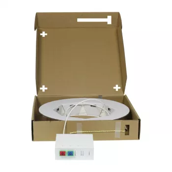 Synergy 21 FTTH compact box, voorgemonteerd, 2xSC/APC -> open einde, 40m, 9/125µm, G.657.A2, 2-vezel, AD=2,2mm