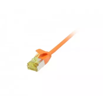 Synergy 21 patchkabel RJ45 CAT6A 500MHz 5m oranje U/FTP slimline rond d=3,8mm TPE/LSZH (superflex) AWG32 met Cat.7 ruwkabel