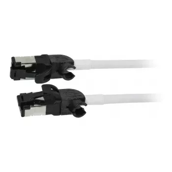 Synergy21 patchkabel RJ45, CAT6A 500MHz, 1,5m, wit, S/FTP, slimline rond d=4,5mm, TPE/LSZH (Superflex), AWG28, met CAT7-rouwstekker, draaibare stekker