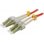 SYNERGY21 Glasvezel-patchkabel 0,5m LC-LC Duplex OM2 50/125µm LSZH Oranje