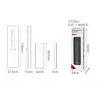 Miboxer Synergy 21 led-afstandsbediening 2,4GHz Dual White CCT+ dimmer (C3-W)