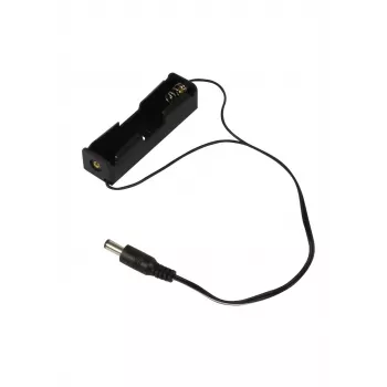 ALLNET batterij 1-pack voor 18650 Li-Ion accu met holle stekker 5,1x2,1 mm