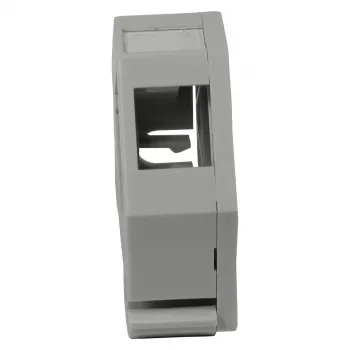 Synergy 21 S215416 Keystone DIN-rail modulehouder voor 1x TP-module, grijs