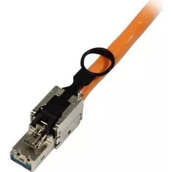 Synergy 21 CAT6A RJ45 veldmonteerbare TP-stekker, gereedschapsloos, afgeschermd, push/pull-vergrendeling
