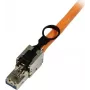 Synergy 21 CAT6A RJ45 veldmonteerbare TP-stekker, gereedschapsloos, afgeschermd, push/pull-vergrendeling