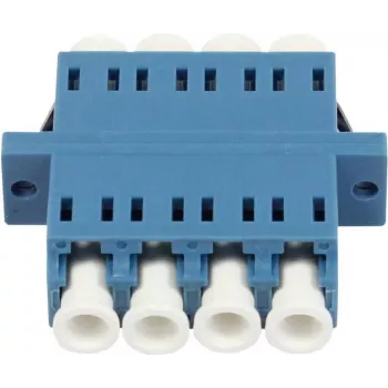 SYNERGY21 glasvezelkoppeling LC-LC quad singlemode OS2 blauw PVC